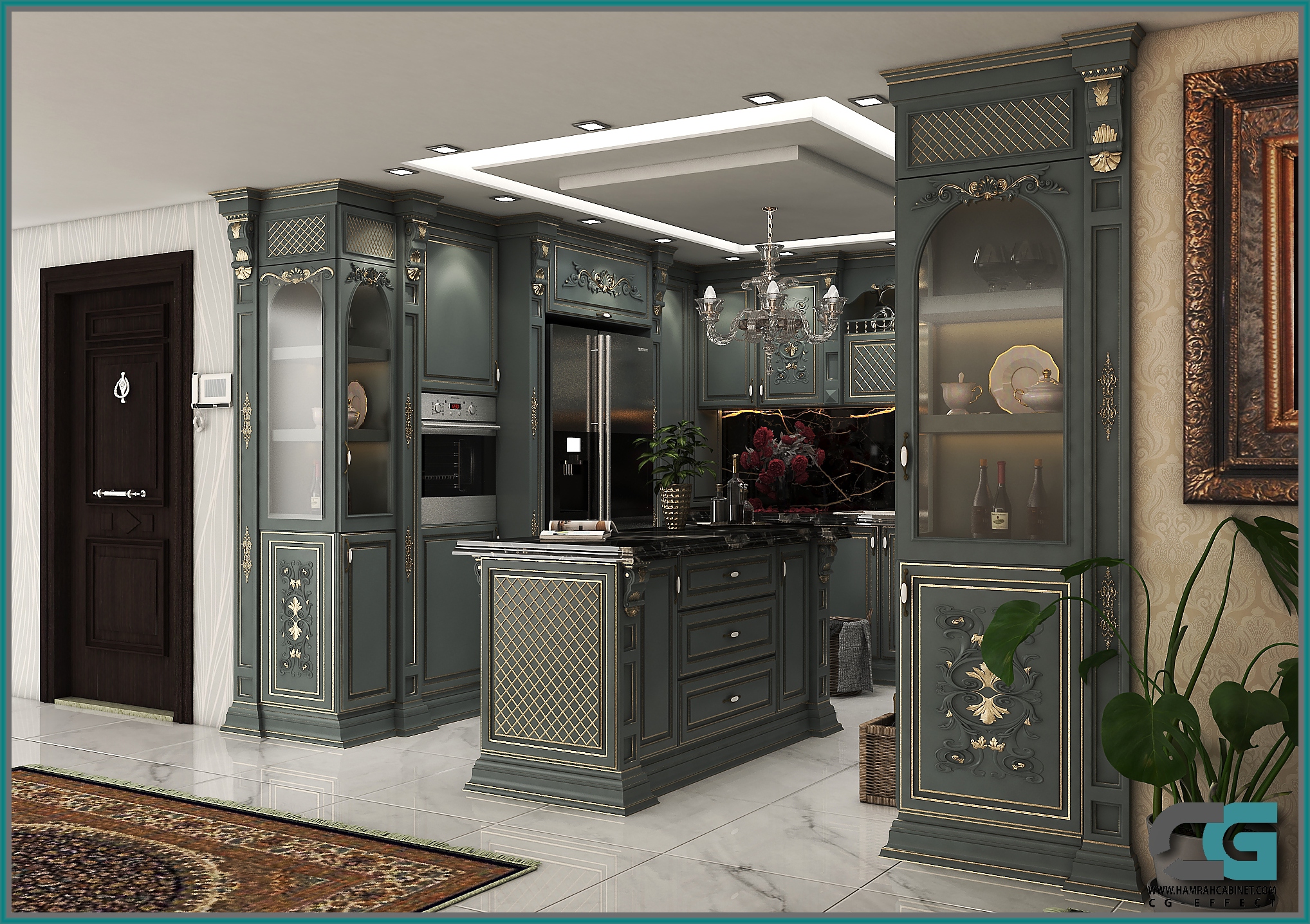 کابینت کلاسیک رنگخور 10